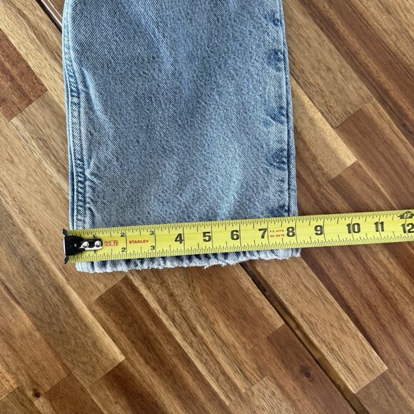 Vtg Carhartt Denim Jeans Mens MEASURES APPROX  32X28.5 Made USA Gorp Work - Picture 7 of 16